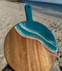 Resin Art Cheese Board  |  Ocean Inspired Artwork Australia