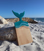 Whale Tail Resin + Wood Serving Board