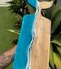 Whale Tail Resin + Wood Serving Board